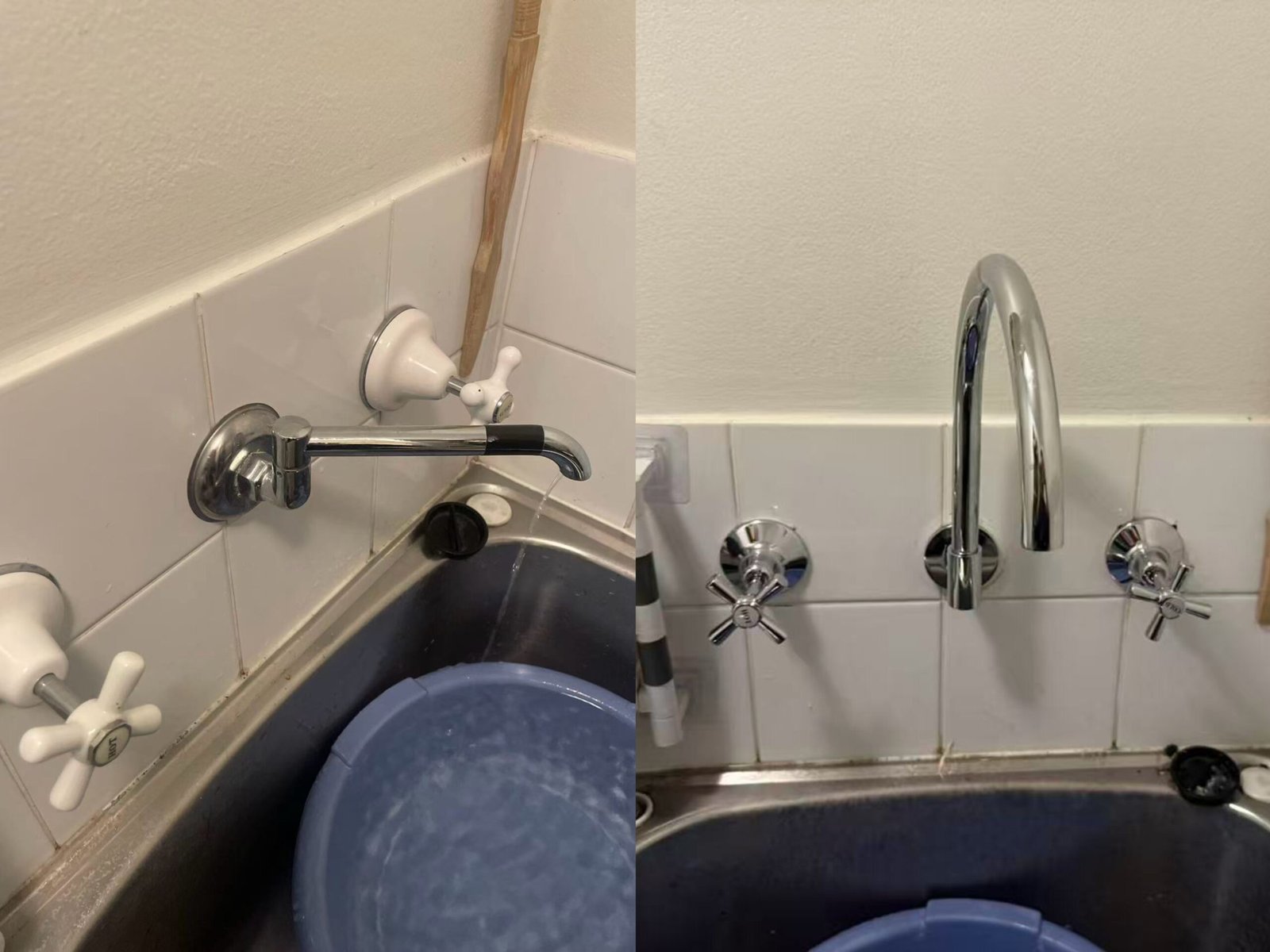 Leaking laundry tap