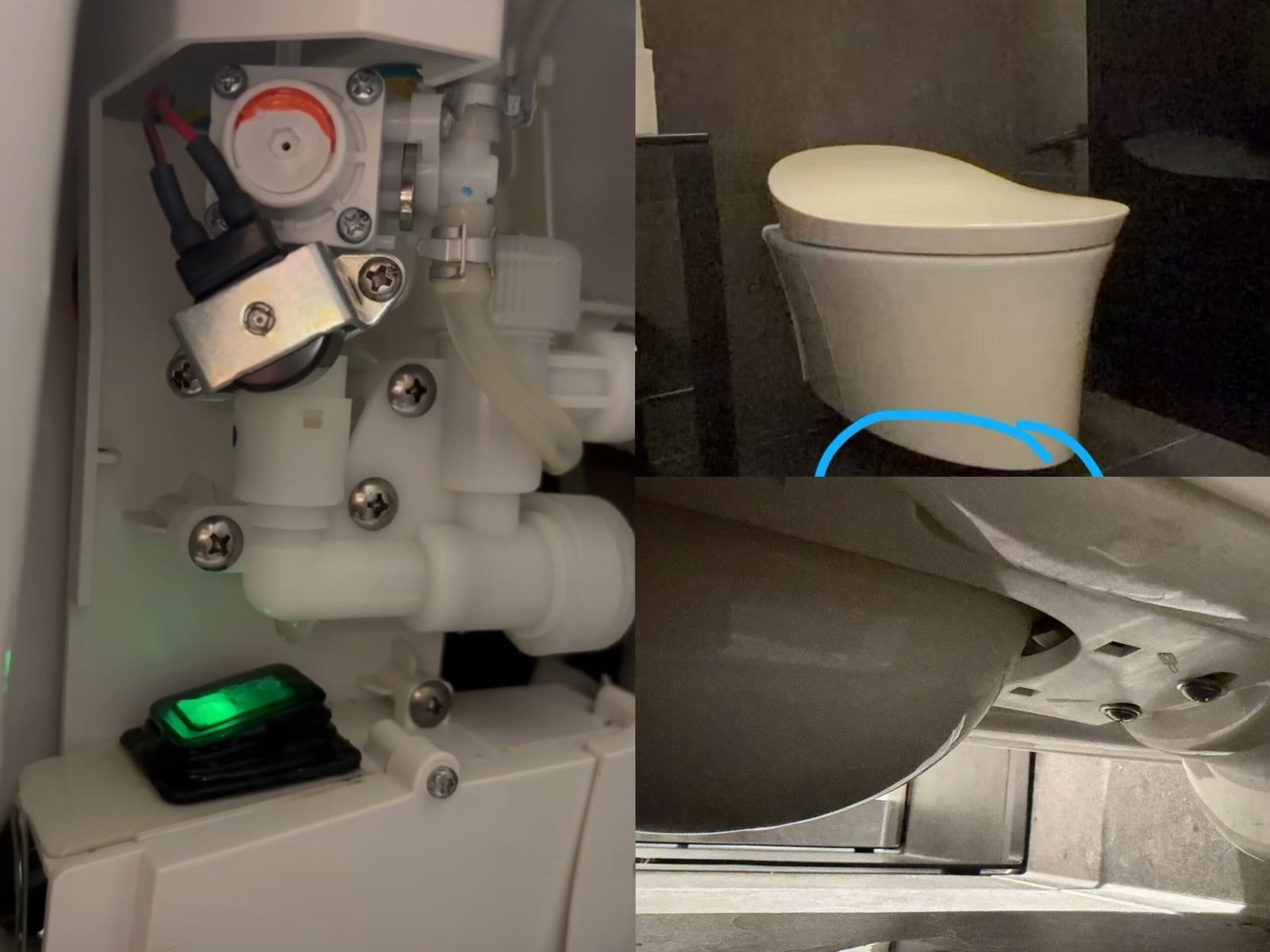 Leaking toilet connection