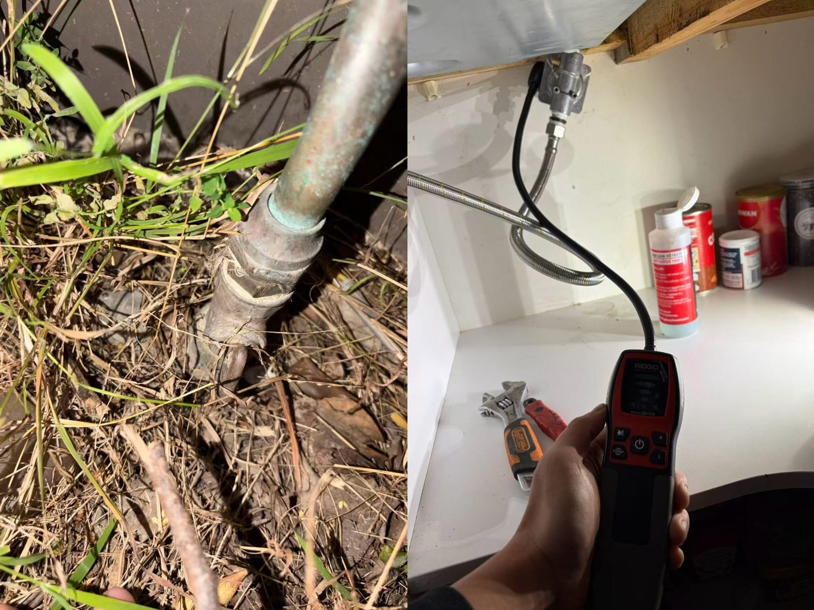 Gas pipe repair